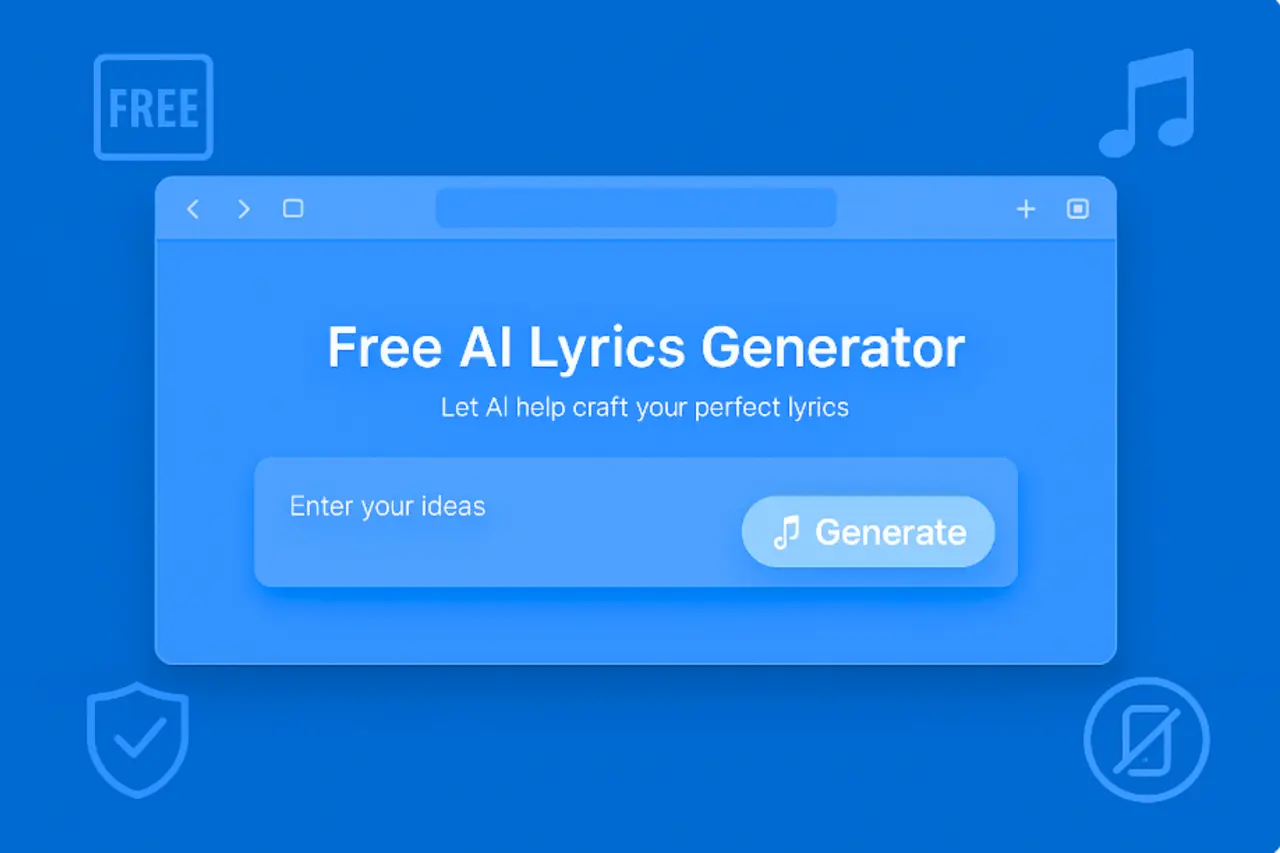 Free AI Lyrics Generator Online