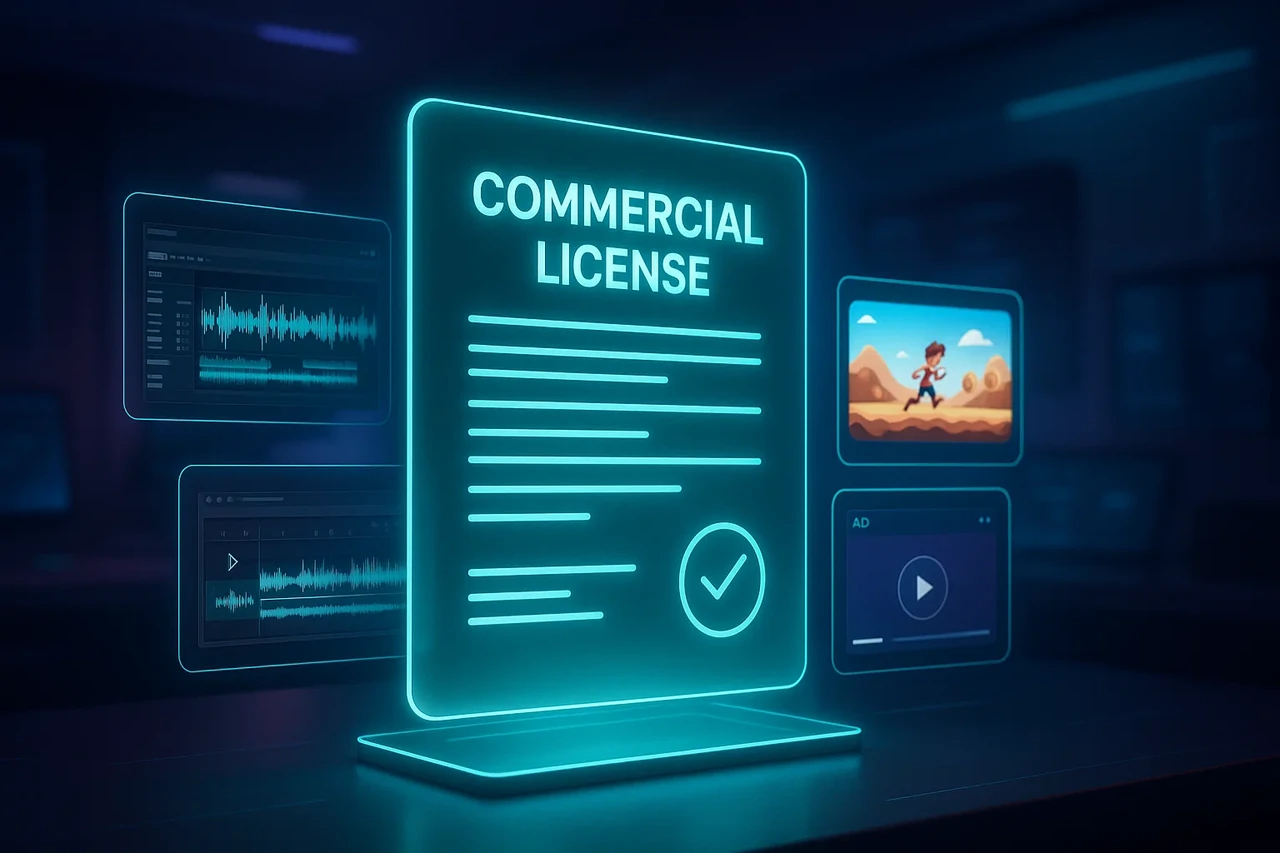 100% Royalty-Free Commercial License