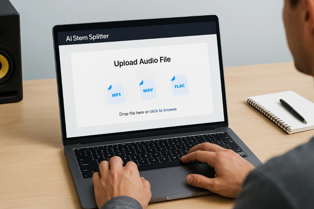 AI Stem Splitter for All Audio File Formats