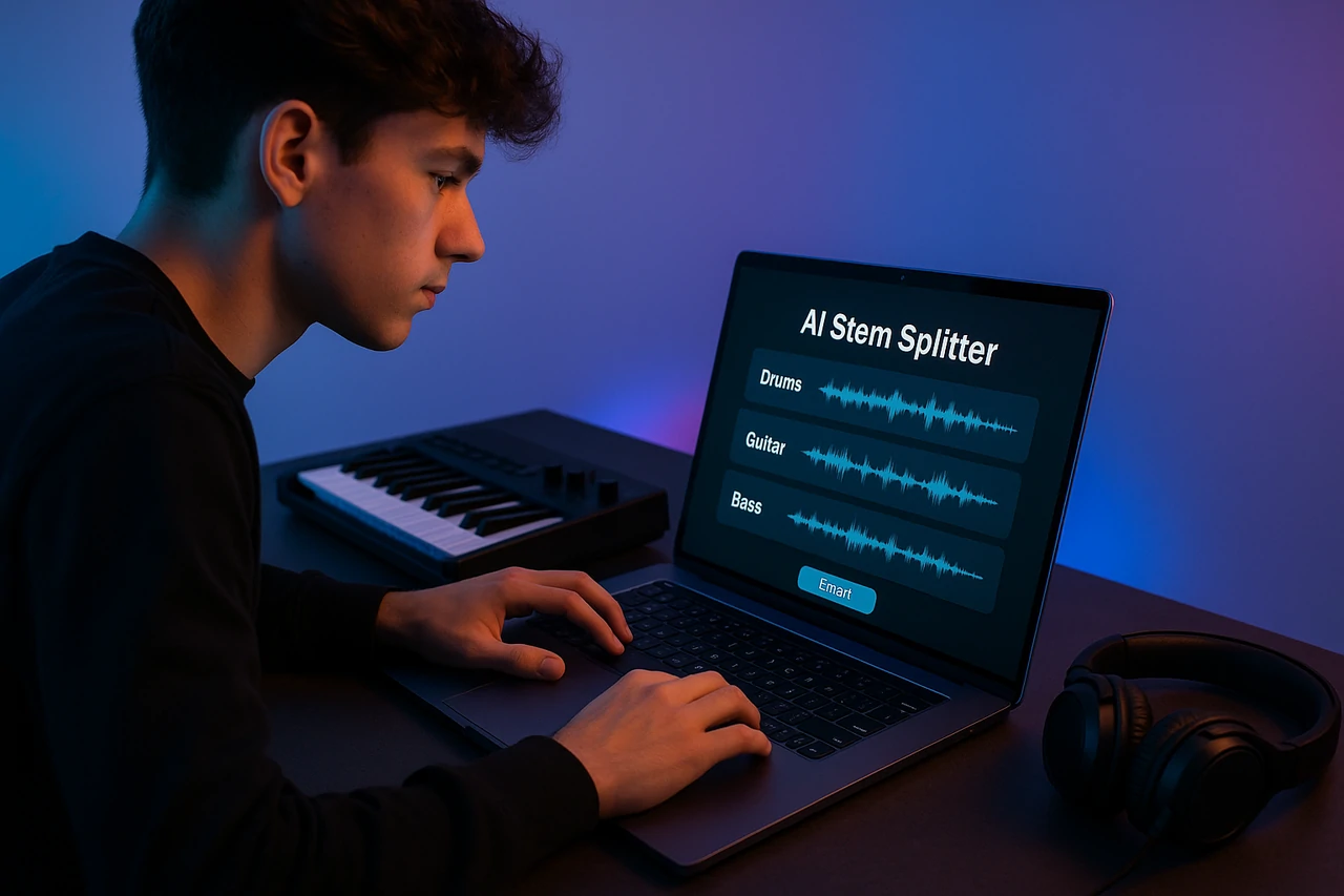 Music Stem Splitter for Sampling and Beat Making